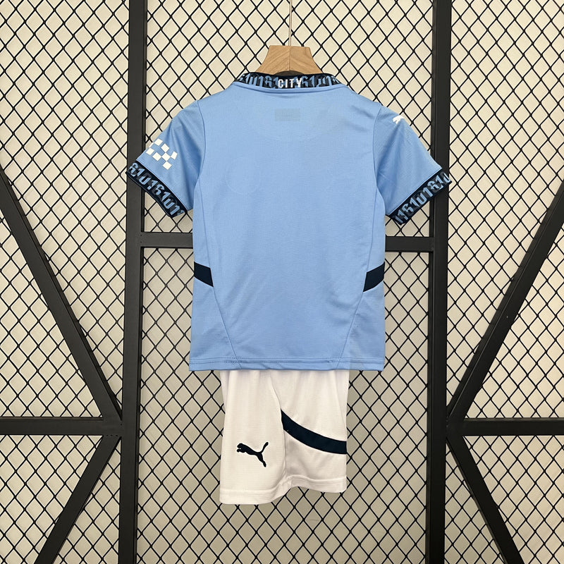 Kit infantil Manchester City - Home - 2024/25 - Camisa I