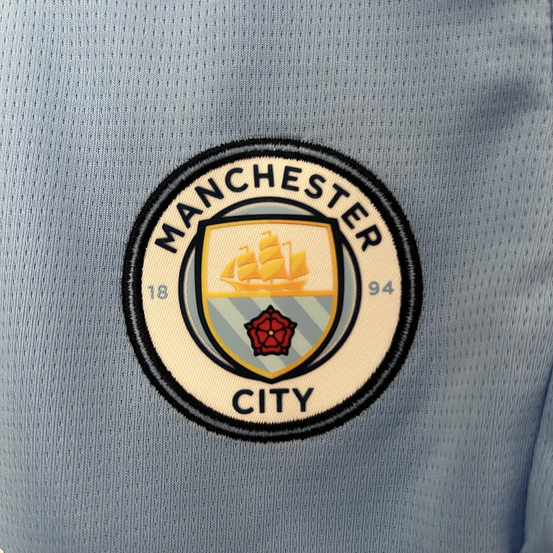 Kit infantil Manchester City - Home - 2024/25 - Camisa I